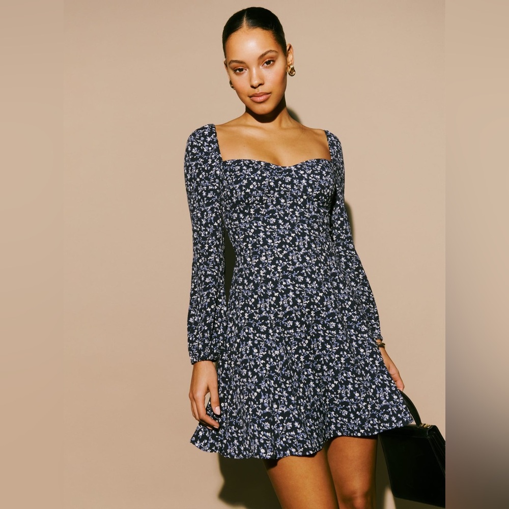 Reformation Mochi Dress in Twilight